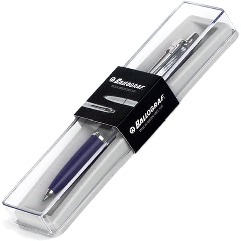 ⁨Długopis automatyczny BALLOGRAF EPOCA CHROME granatowy BA-102 34 1 TOMA⁩ w sklepie Wasserman.eu