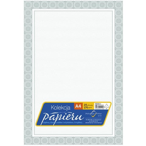 Dyplom certyfikat 170g (25 arkuszy) DZ252-1 MICHALCZYK I PROKOP w sklepie Wasserman.eu