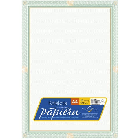 Dyplom certyfikat 170g (25 arkuszy) DZ254-2 MICHALCZYK I PROKOP w sklepie Wasserman.eu