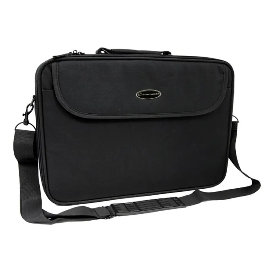 ⁨Esperanza ET103 notebook case 43.2 cm (17") Messenger case Black⁩ at Wasserman.eu