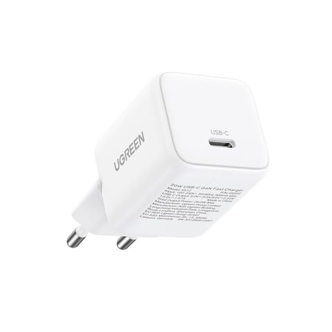 ⁨Ładowarka sieciowa X513 GaN USB-C 30W - biała⁩ w sklepie Wasserman.eu