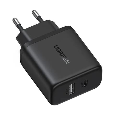 Ładowarka sieciowa X227 GaN USB-A USB-C 20W - czarna w sklepie Wasserman.eu