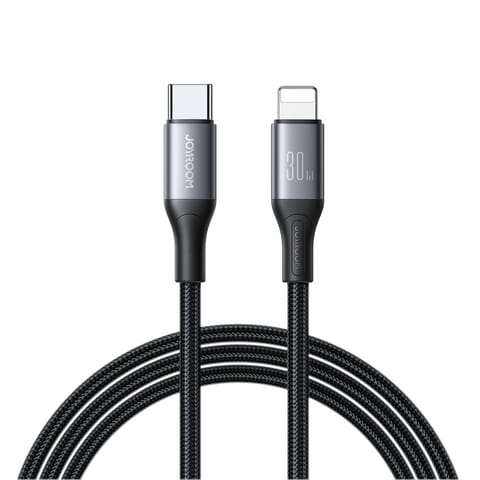 ⁨Kabel przewód USB-C - iPhone Lightning 30W 2m - czarny⁩ w sklepie Wasserman.eu