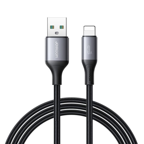 ⁨Kabel przewód USB-A - iPhone Lightning 3A 2m - czarny⁩ w sklepie Wasserman.eu