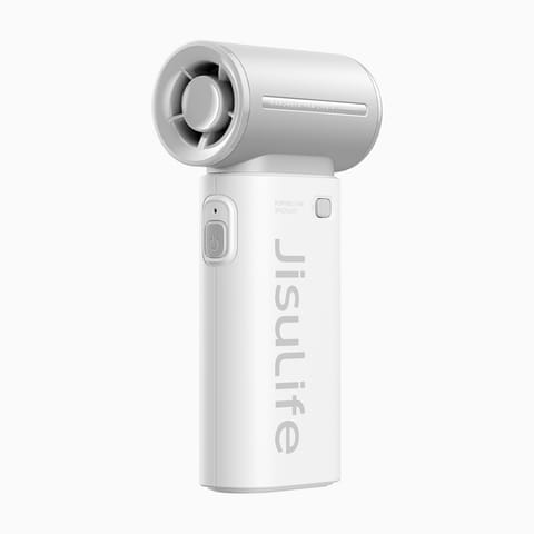 ⁨Mini dmuchawa wiatrak wentylator przenośny USB-C 3600mAh - szary⁩ w sklepie Wasserman.eu