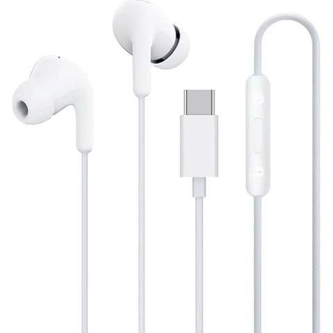 ⁨Słuchawki przewodowe douszne z pilotem Xiaomi BHR8931GL USB-C - białe⁩ w sklepie Wasserman.eu