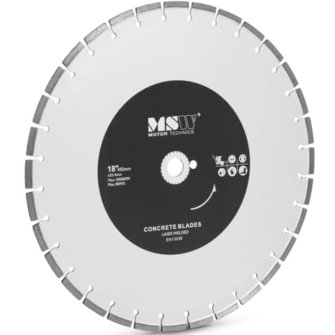 ⁨Tarcza diamentowa do betonu ceramiki płytek śr. 450 mm otwór 25.4 mm⁩ w sklepie Wasserman.eu