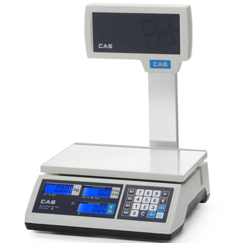 ⁨Waga kalkulacyjna handlowa z legalizacją wysięgnikiem do 15 kg 290x209 mm⁩ w sklepie Wasserman.eu