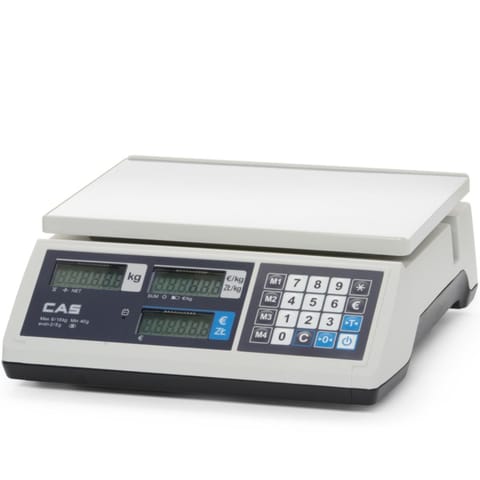 ⁨Waga kalkulacyjna handlowa z legalizacją do 15 kg 290x209 mm⁩ w sklepie Wasserman.eu