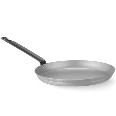 ⁨Patelnia do naleśników ze stali węglowej INDUKCJA GAZ śr. 290 mm⁩ w sklepie Wasserman.eu