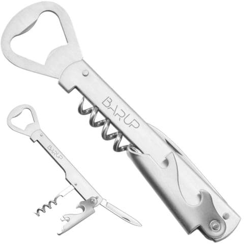 ⁨Otwieracz kelnerski do butelek 4w1 nożyk korkociąg dł. 142 mm⁩ w sklepie Wasserman.eu