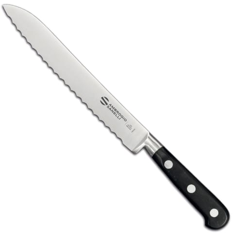 ⁨Nóż do chleba z ząbkowanym ostrzem kuty CHEF 200/310 mm⁩ w sklepie Wasserman.eu