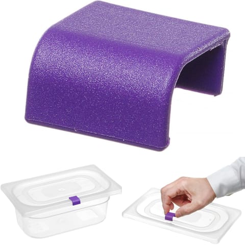 ⁨GN HACCP Container Clips Made of Polypropylene Purple - Hendi 880869⁩ at Wasserman.eu