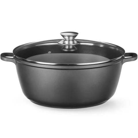 ⁨Garnek z pokrywką z powłoką nieprzywierającą 7 l 367x290x122 mm⁩ w sklepie Wasserman.eu