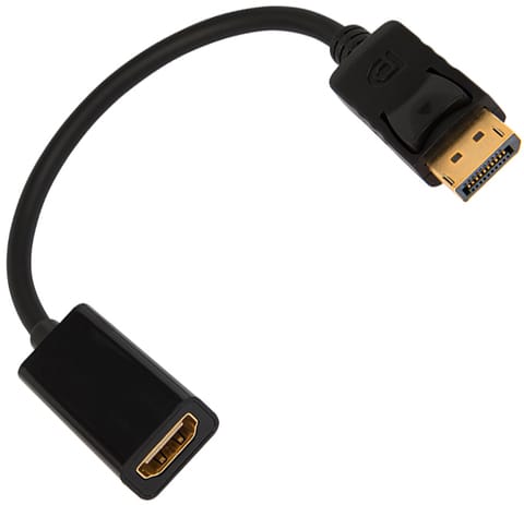 ⁨Przejście gniazdo HDMI na wtyk DISPLAY PORT 0,2m⁩ w sklepie Wasserman.eu