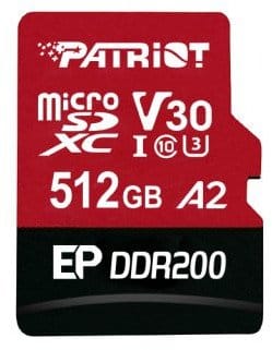 ⁨Karta pamięci PATRIOT 512 GB⁩ w sklepie Wasserman.eu