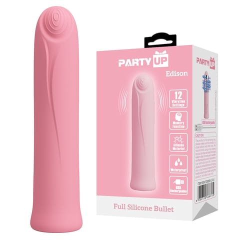 Edison mini wibrator 10,3 cm różowy w sklepie Wasserman.eu