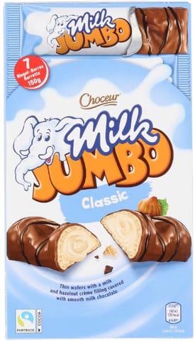 ⁨Choceur Jumbo Classic Milch Haselnuss Creme 150 g⁩ w sklepie Wasserman.eu