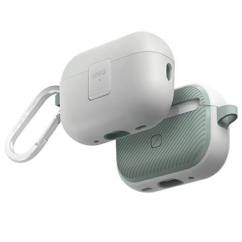 ⁨UNIQ etui Clyde Lock Case AirPods Pro 2(2022/2023) biało-miętowy/dove white-soft mint⁩ w sklepie Wasserman.eu
