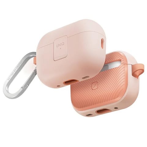 ⁨UNIQ etui Clyde Lock Case AirPods Pro 2(2022/2023) pudroworóżowy-różowy/light pink-crepe pink⁩ w sklepie Wasserman.eu