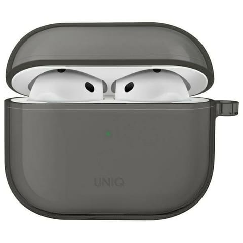 ⁨UNIQ etui Glase AirPods 4 dymny/glossy   smoke⁩ w sklepie Wasserman.eu