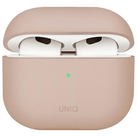 ⁨UNIQ etui Lino AirPods 4 Silicone        różowy/pink blush⁩ w sklepie Wasserman.eu