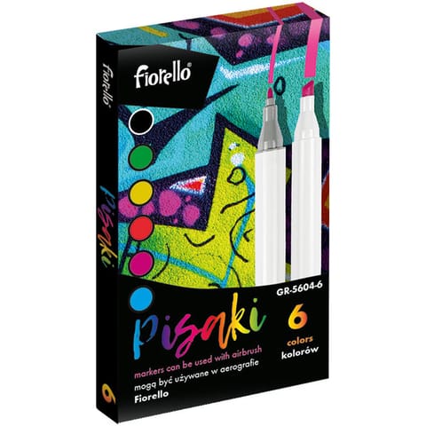 ⁨Pisaki wymienne do AIRBRUSH GR-5604-6 170-2789 FIORELLO⁩ w sklepie Wasserman.eu