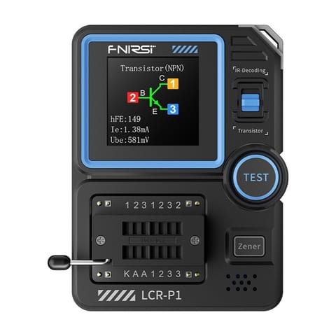 ⁨Wielofunkcyjny tester kondensatorów i tranzystorów FNIRSI LCR-P1⁩ w sklepie Wasserman.eu