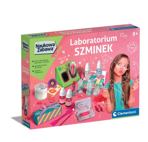 ⁨Naukowa Zabawa Zestaw Laboratorium Szminek Błyszczyków Język Polski Clementoni 50920⁩ w sklepie Wasserman.eu