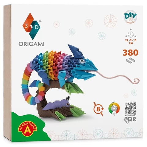 ⁨Alexander zestaw kreatywny Origami 3D - Kameleon ZA6075⁩ w sklepie Wasserman.eu