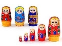 ⁨Matrioszka drewniana 5w1⁩ w sklepie Wasserman.eu