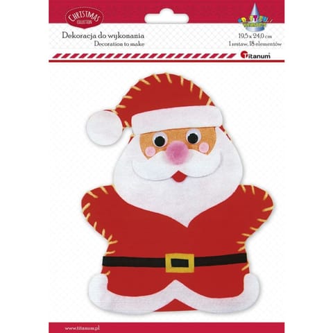 ⁨Dekoracja XMASS mikołaj 439850 TITANUM⁩ w sklepie Wasserman.eu