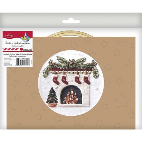 ⁨Zestaw do haftowania Kominek 649467 TITANUM⁩ w sklepie Wasserman.eu