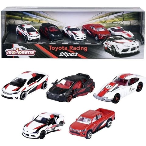 ⁨Majorette Toyota Racing 5szt⁩ w sklepie Wasserman.eu