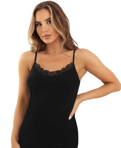 ⁨KOSZULKA EMILI LARISA CZA (kolor czarny, rozmiar M)⁩ w sklepie Wasserman.eu