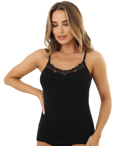 ⁨KOSZULKA EMILI PRUE CZA (kolor czarny, rozmiar L)⁩ w sklepie Wasserman.eu