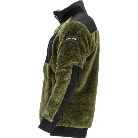 ⁨SWEATSHIRT WITH ZIP SHERPA GREEN, "S", CE, LAHTI⁩ at Wasserman.eu