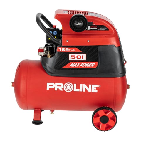 ⁨OIL COMPRESSOR 50L, 1500W/2HP, 8BAR, 169L/MIN PROLINE⁩ at Wasserman.eu