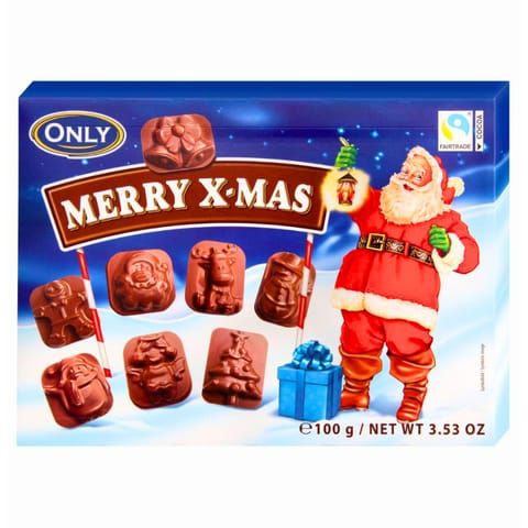 ⁨Only Czekoladki Mleczne Mikołaje 100 g⁩ w sklepie Wasserman.eu