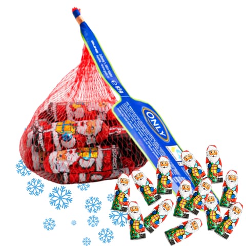 ⁨Only Mikołaje z Czekolady Mlecznej Świąteczne Bożonarodzeniowe 85 g⁩ w sklepie Wasserman.eu