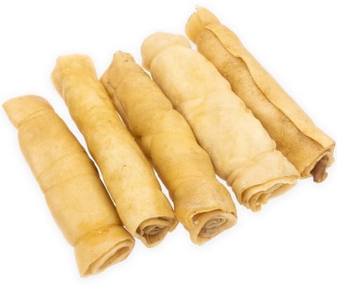 ⁨4DOGS Skóra jagnięca rollo 15cm 5szt⁩ w sklepie Wasserman.eu