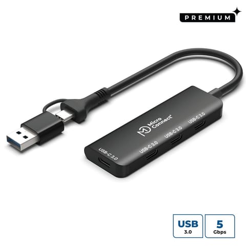 ⁨MicroConnect Premium USB-C hub 3.2 Gen 1⁩ w sklepie Wasserman.eu