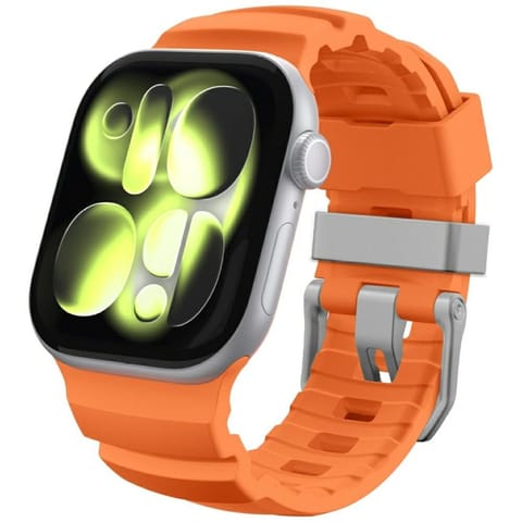 ⁨Pasek Spigen WBS2 do Apple Watch         8/9/10/11/SE/Ultra (44/45/46/49mm) pomarańczowy⁩ w sklepie Wasserman.eu
