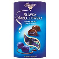 ⁨Cukierki SOLIDARNOŚĆ ŚLIWKA Nałęczowska w czekoladzie 1kg⁩ w sklepie Wasserman.eu