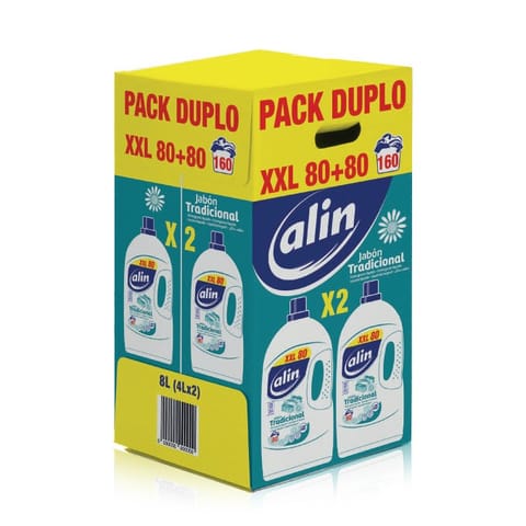⁨DISI ALIN Płyn do prania Traditional duopack 2x4L&⁩ w sklepie Wasserman.eu