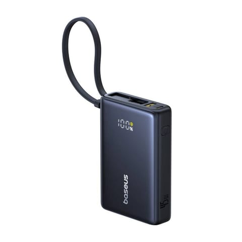 ⁨Powerbank Baseus PicoGo Digital Display 10000mAh 45W (czarny)⁩ w sklepie Wasserman.eu