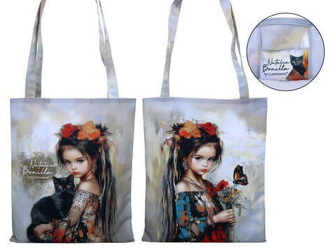 ⁨Torba na ramię - N. Bonilla, Kocie opowieści Luny (CARMANI)⁩ w sklepie Wasserman.eu