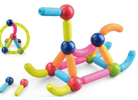 ⁨Klocki magnetyczne 64el⁩ w sklepie Wasserman.eu