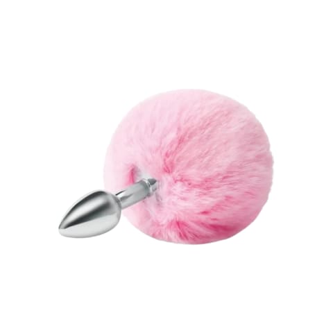 ⁨Korek Analny Króliczy Ogon Fluffy Bunny Pink Tail Whipsmart⁩ w sklepie Wasserman.eu