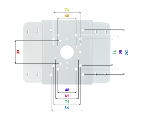 ⁨UCHWYT NAROŻNIKOWY KAMERY STG-PFA151 STG⁩ w sklepie Wasserman.eu